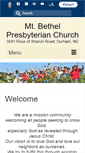 Mobile Screenshot of mtbethelchurch.org