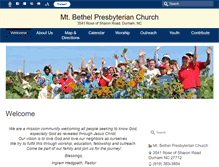 Tablet Screenshot of mtbethelchurch.org